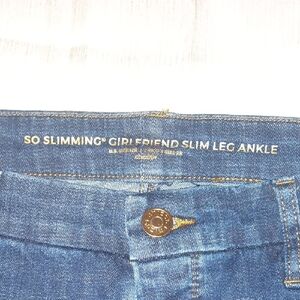 So Slimming Girlfriend Slim Leg Ankle Jeans